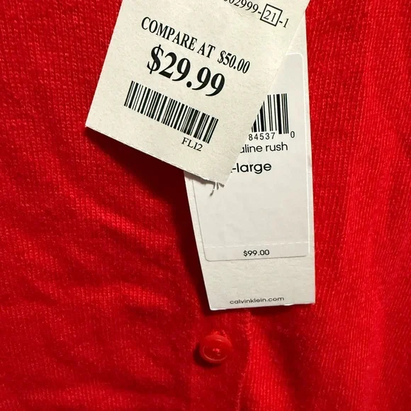 Calvin Klein Cardigan - XL - Picture 3 of 5